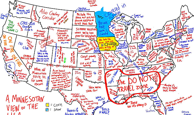 20 US Maps That Sum Up The USA